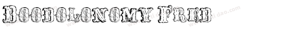Doodolonomy Fred字体转换